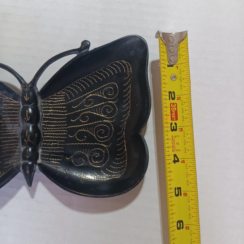 Black Butterfly Decorative Plate 5